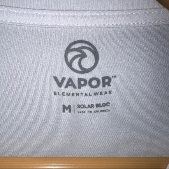 Vapor Elemental Wear Old School Fishing Tours L/S UPF 50 Performance Shirt M NWT - Picture 7 of 8